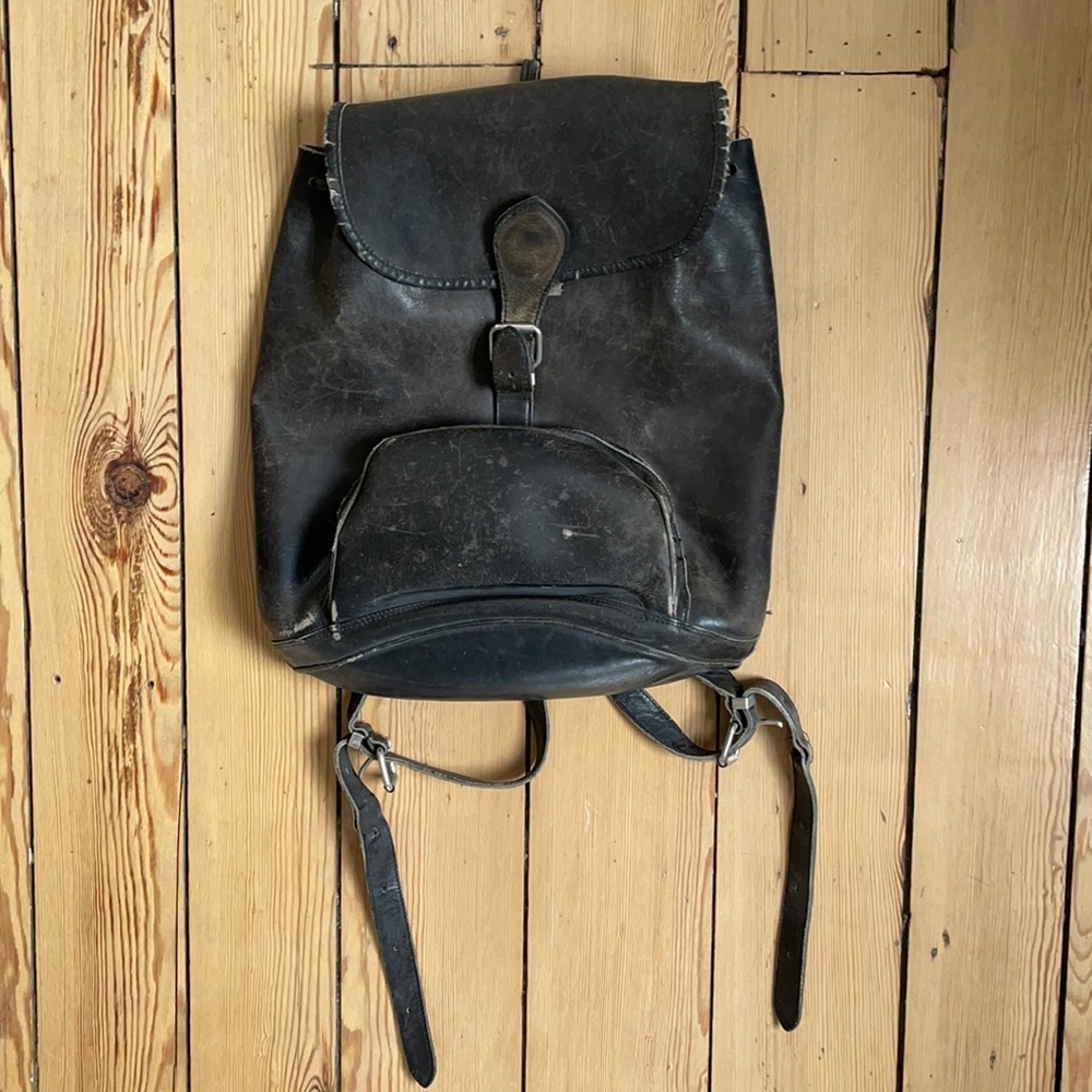 Vintage Leather Backpack